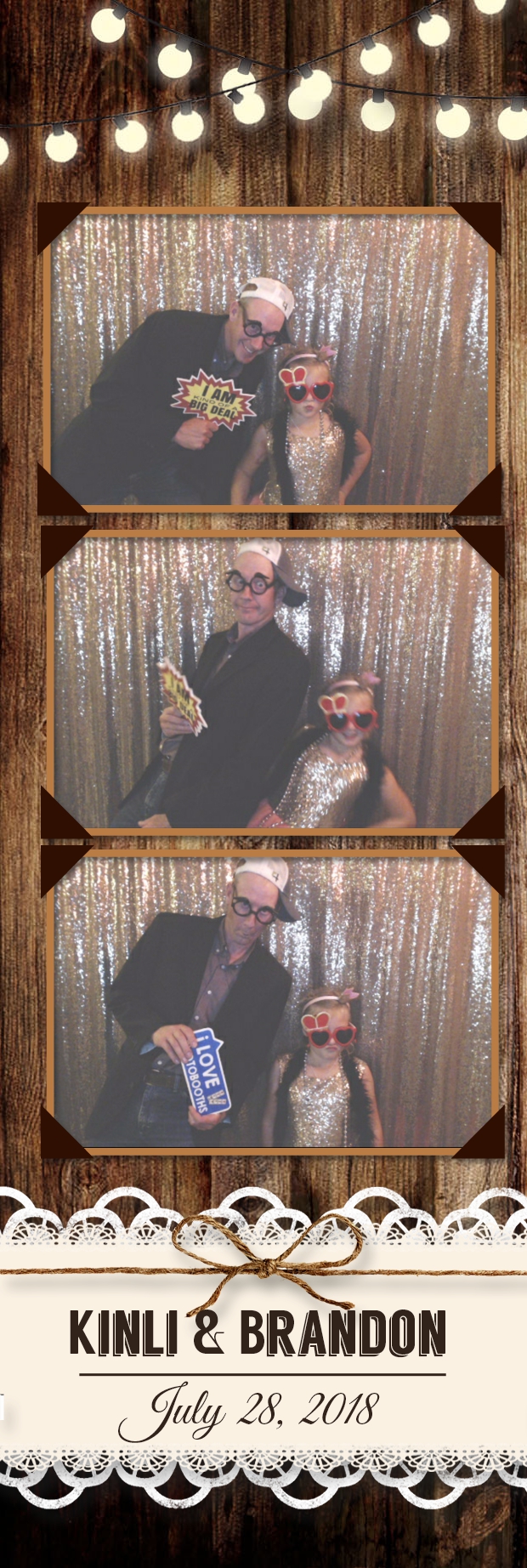 Kinli and Brandon's Wedding | View more photos from the event at gallery.photoboothbillings.com/u/PhotoBoothBillings/Kinli-and-Brandons-Wedding